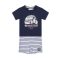 DIRKJE 2 részes rövidnadrág szett 80 Navy+White+Stripe