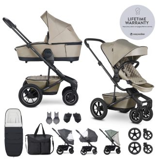   EASYWALKER Kombinált babakocsi Harvey⁵ Premium Pearl Taupe XXL AIR