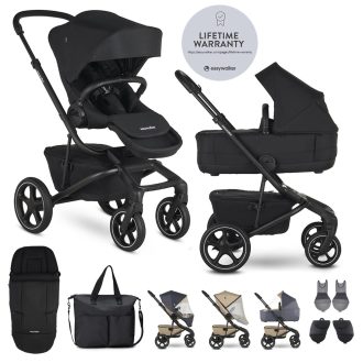 EASYWALKER Kombinált babakocsi Jimmey Pepper Black XXL RWS