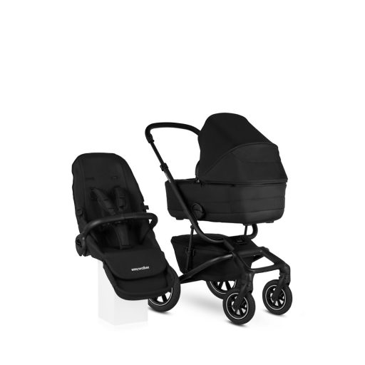 EASYWALKER Kombinált babakocsi Jimmey Pepper Black XXL AIR + RWS