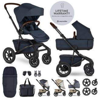   EASYWALKER Kombinált babakocsi Jimmey Indigo Blue XXL AIR + RWS