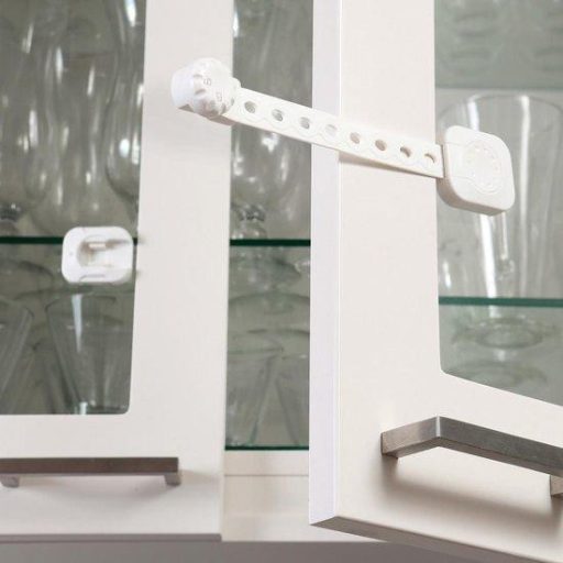 DREAMBABY Biztonsági zár univerzális TWIST 'N LOCK 6 darab fehér