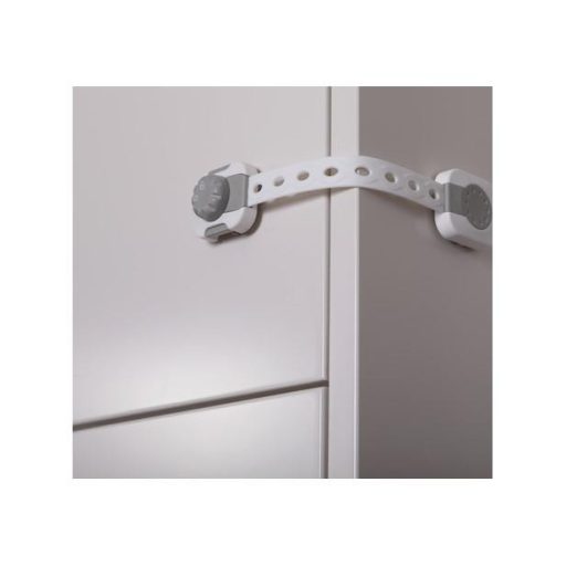 DREAMBABY Biztonsági zár univerzális TWIST 'N LOCK szürke/fehér