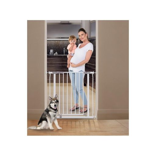 DREAMBABY Biztonsági fémrács AVA 75-81 cm, fehér