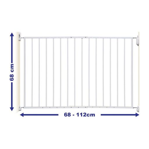 DREAMBABY Arizona kétpaneles biztonsági rács 68-112 cm Metal