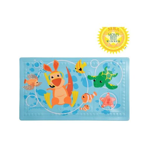 DREAMBABY Fürdőkád alátét csúszásgátlóval és hőmérsékleti indikátorral Tengeri állatkák