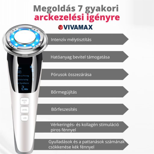 Hot&Cool arckezelő készülék EMS technológiával