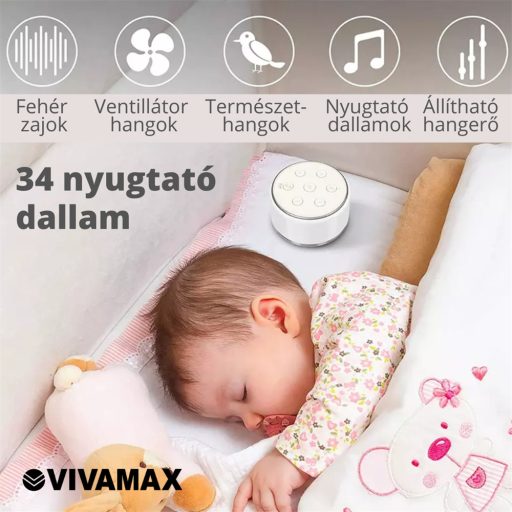 Nature&Relax "Compact" hang- és dallamterápiás (fehér zaj) készülék