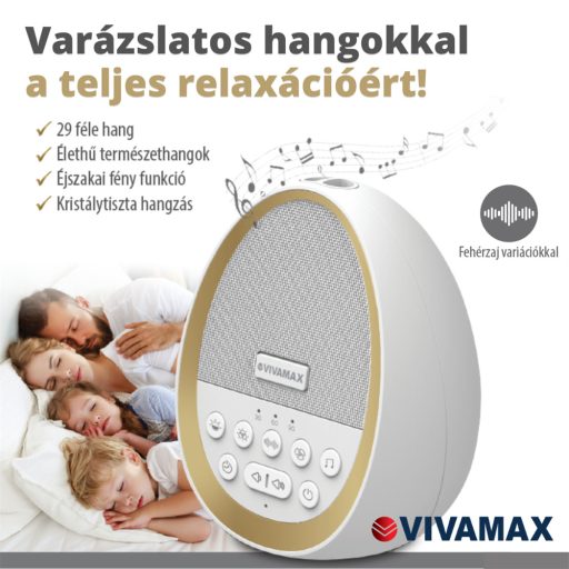 Nature&Relax hang- és dallamterápiás (fehér zaj) készülék