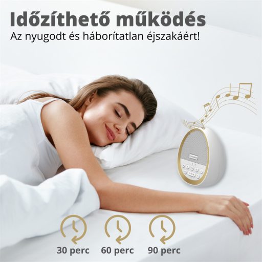 Nature&Relax hang- és dallamterápiás (fehér zaj) készülék