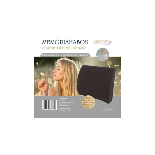 Memóriahabos anatómiai deréktámasz