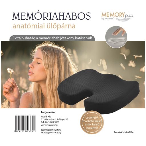 Memóriahabos anatómiai ülőpárna