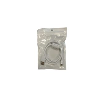 Micro USB töltőkábel 0,8m, fehér