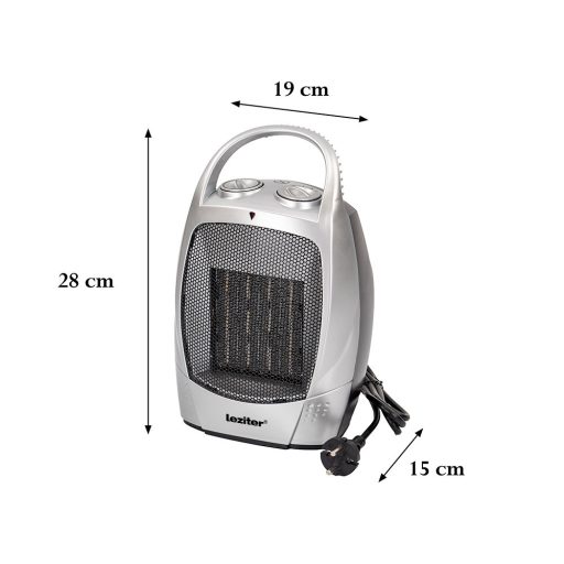 Loa elektromos kerámiabetétes hősugárzó 750W/1500W