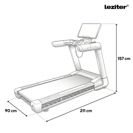 Futópad Led kijelzővel Speedpro Max 150 kg, 6 LE, 25 Km/h, dőlésszög 0-25%