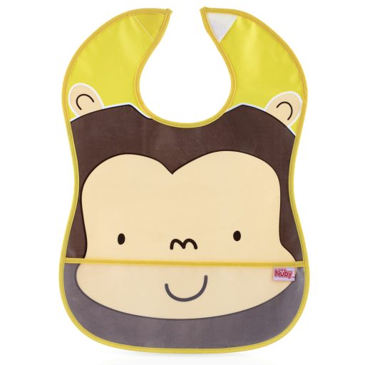 NUBY Vízálló előke - állatkák 3m+