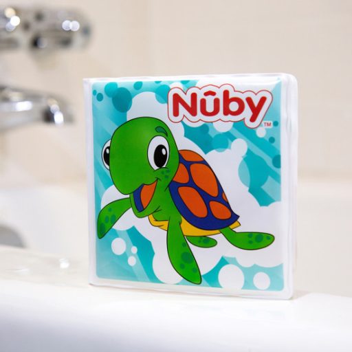 NUBY Az első vízálló csipogó könyv 4 hó+