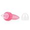 NUBY Krmítko szilikon Easy squeezy feeder 6 h+, rózsaszín