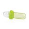 NUBY Krmítko szilikon Easy squeezy feeder 6 h+, zöld