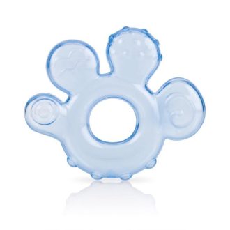 NUBY Vízzel tölthető rágóka - világoskék 3 h+