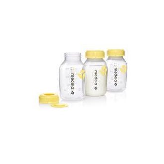 MEDELA Készlet 3 tárolóüveg a tej tárolásához, 150 ml