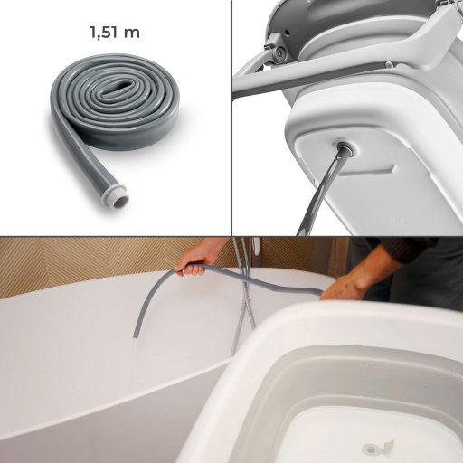 KINDERKRAFT Pelenkázó asztal káddal Bubbly Grey