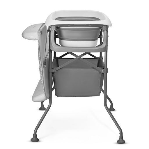 KINDERKRAFT Pelenkázó asztal káddal Bubbly Grey