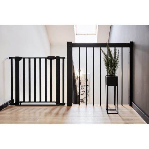 KINDERKRAFT Gyermekbiztonsági rács Lock&Go black