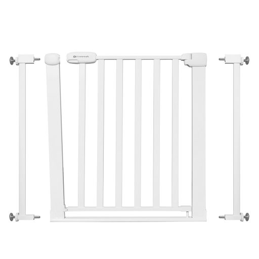 KINDERKRAFT Gyermekbiztonsági rács Lock&Go white