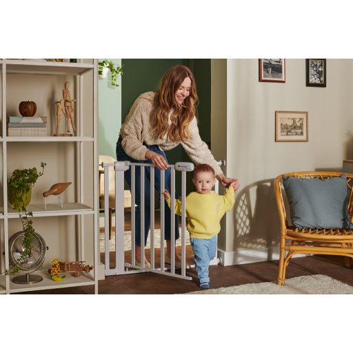 KINDERKRAFT Gyermekbiztonsági rács Lock&Go white