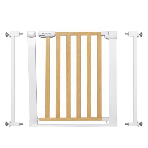 KINDERKRAFT Gyermekbiztonsági rács Lock&Go wood