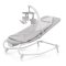 KINDERKRAFT Felio 2 Stone Grey vibráló hinta zenével 0m+, 9 kg-ig