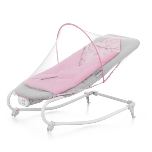 KINDERKRAFT Felio 2 Peony Rose vibráló hinta zenével 0m+, 9 kg-ig