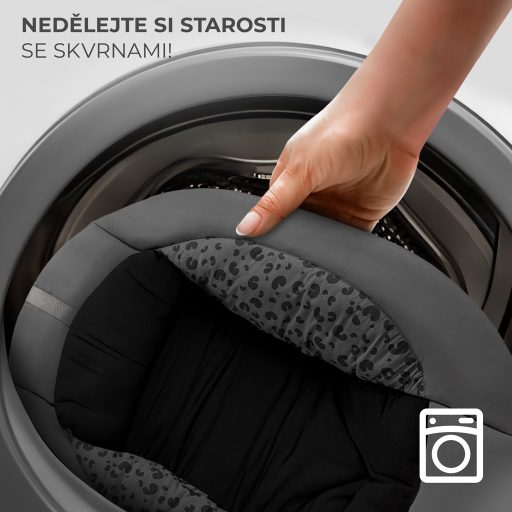 KINDERKRAFT Ringató üléske melódiával 2 az 1-ben Lumi, 9 kg-ig, Premium Dark grey