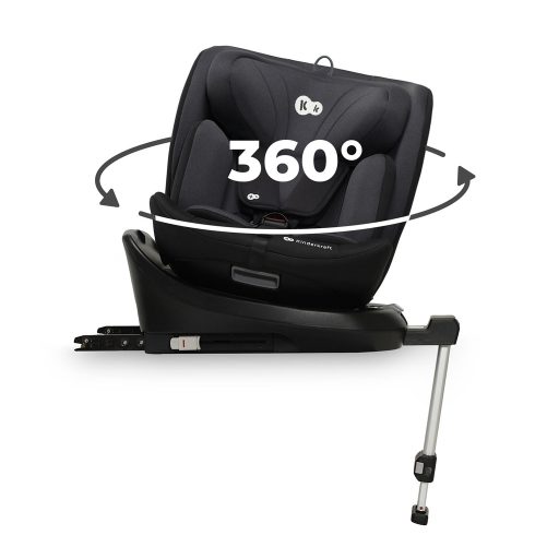 KINDERKRAFT Autósülés I-360 i-Size 40-150 cm Black