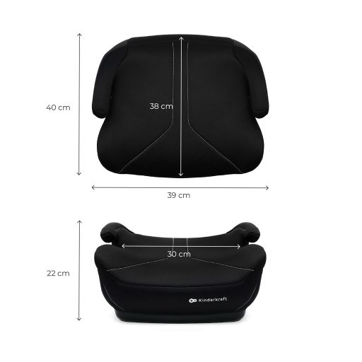 Kinderkraft ÜlésmagasítóI-Boost 2 (125–150 cm) Black