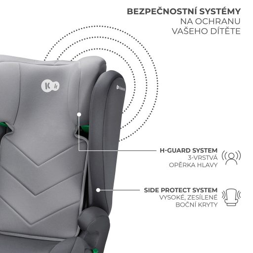 KINDERKRAFT Autósülés i-Spark i-Size 100-150 cm Szürke