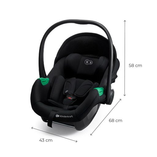 KINDERKRAFT Autosülés Mink Pro 2 (0-13 kg) Black