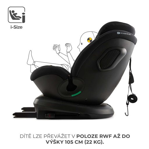 KINDERKRAFT Autósülés Xpedition 3 i-size 40-150 cm Fekete