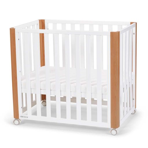KINDERKRAFT SELECT Koya fa gyermekágy rácsos funkcióval, beleértve a matracot White, Premium