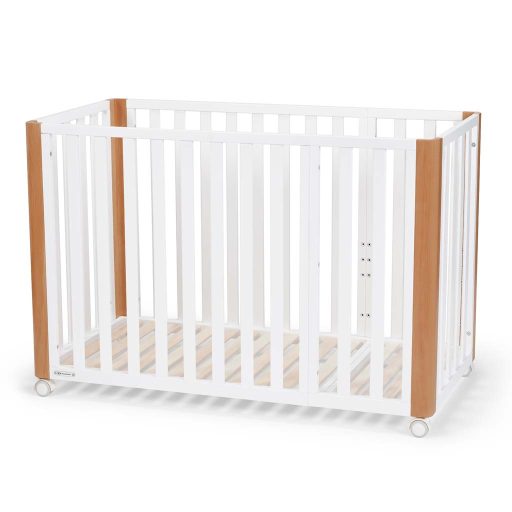 KINDERKRAFT SELECT Koya fa gyermekágy rácsos funkcióval, beleértve a matracot White, Premium