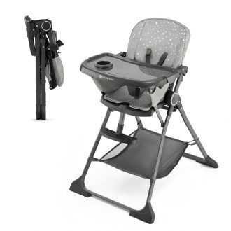 KINDERKRAFT Etetőszék Foldee Grey