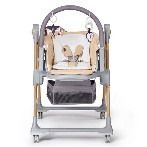 KINDERKRAFT SELECT Etetőszék Lastree Wood, Premium