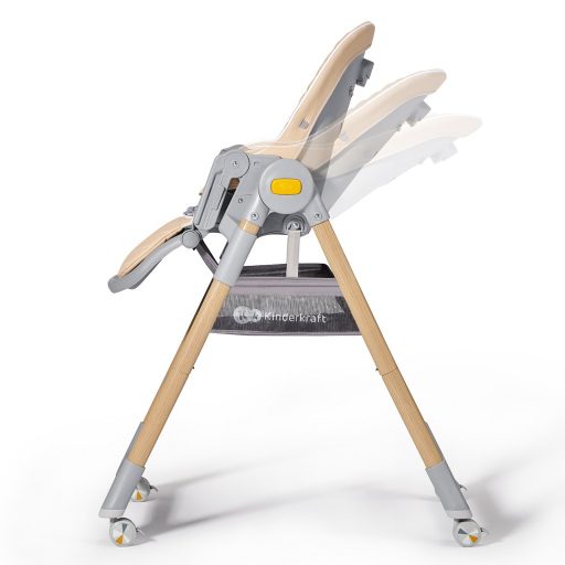 KINDERKRAFT SELECT Etetőszék Lastree Wood, Premium