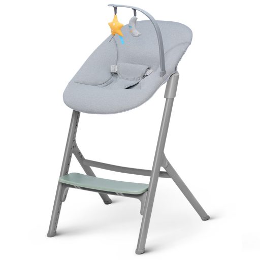 KINDERKRAFT SELECT Szett etetőszék Livy Olive Green + pihenőszék Calmee, Premium