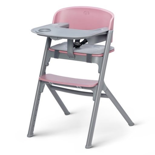 KINDERKRAFT SELECT Szett etetőszék Livy Aster Pink + pihenőszék Calmee, Premium