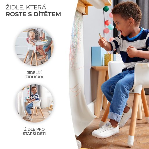 KINDERKRAFT Etetőszék Sienna pink