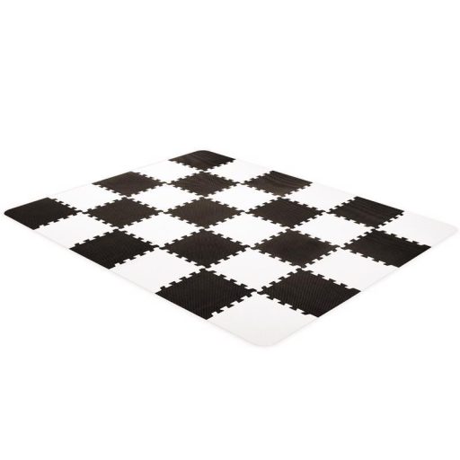 KINDERKRAFT Habos puzzle alátét Luno 150 x 180 cm Fekete, 30 db