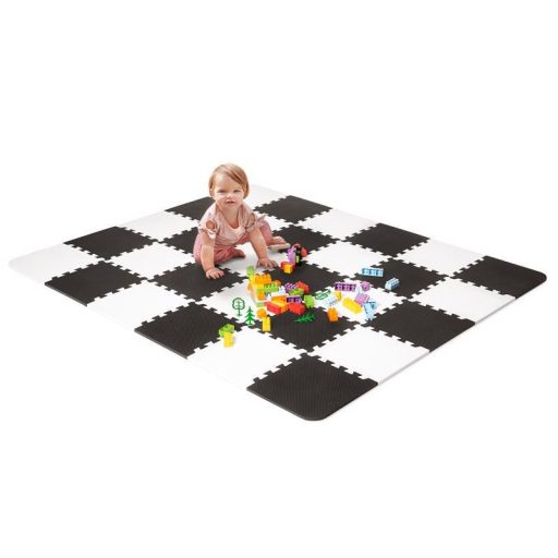 KINDERKRAFT Habos puzzle alátét Luno 150 x 180 cm Sárga, 30 db