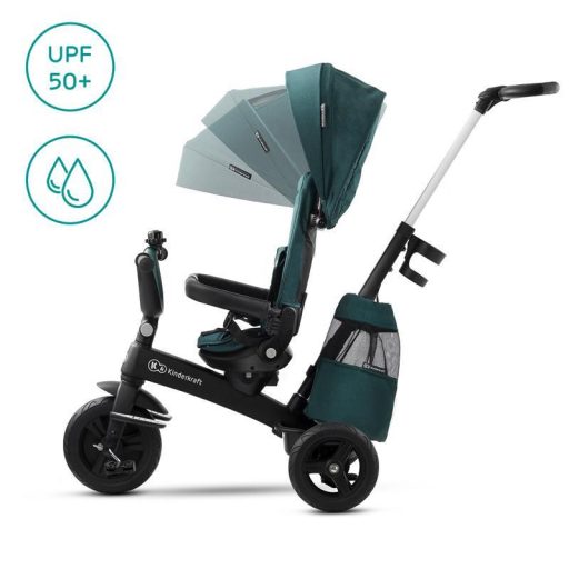 KINDERKRAFT SELECT Easytwist háromkerekű Midnight Green, Premium